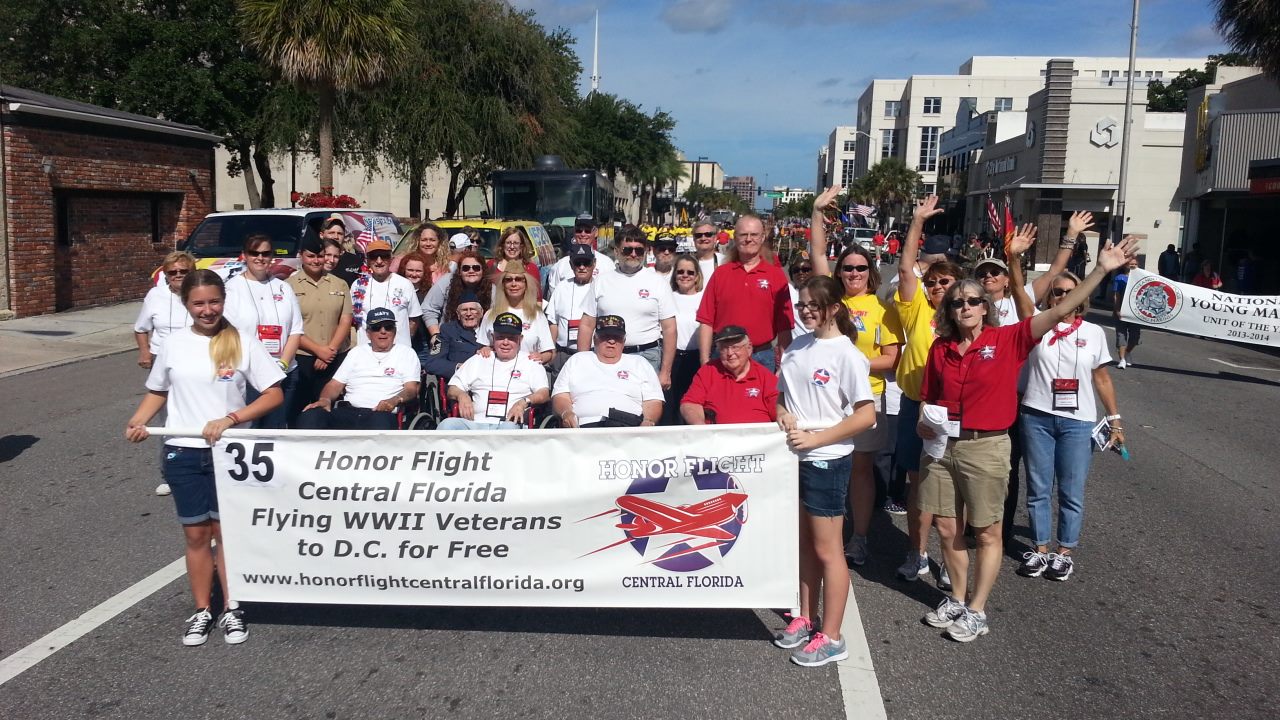 2013 Orlando Veterans Parade HFCFL 11-09-2013